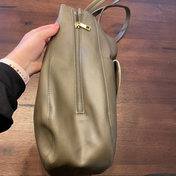 Olive Green Anthropologie Viola Tote - Picture 5 of 12